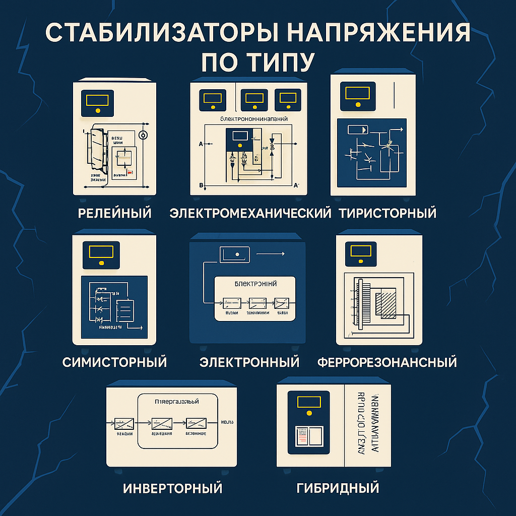  Стабилизаторы по типу